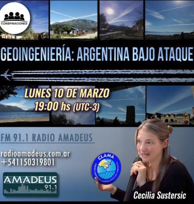 Charla-Reportaje: Geoingeniería, Argentina bajo ataque